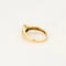 Bague 56 Bague vintage en or jaune 18K avec diamants et émeraude 58 Facettes