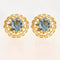 Boucles d'oreilles Boucles d’oreilles anciennes en or jaune 18 carats et aigue-marine 58 Facettes P20L9