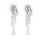 Boucles d'oreilles Boucles d'oreilles pendantes en or blanc 18 carats et diamants 58 Facettes