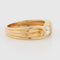 Bague 52 Bague en or jaune 18 carats sertie d’un diamant 0,25 ct 58 Facettes RÉF 10006/13