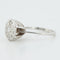 Bague 50 Bague en or blanc 18 carats sertie de diamants 58 Facettes REF 12106/16
