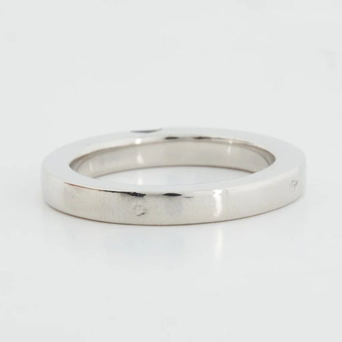 Bague 49 Bague en platine sertie d’un diamant noir 0,10 ct 58 Facettes RÉF 11034/19