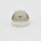Bague 55 Chevalière en or blanc 18 carats sertie d’un diamant 0,30 ct 58 Facettes RÉF 8077/11