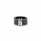 Bague 52 Guy Laroche - Bague 5 anneaux en céramique, or gris 18 carats et diamants 58 Facettes 11012/19