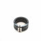 Bague 52 Guy Laroche - Bague 5 anneaux en céramique, or gris 18 carats et diamants 58 Facettes 11012/19