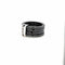 Bague 52 Guy Laroche - Bague 5 anneaux en céramique, or gris 18 carats et diamants 58 Facettes 11012/19