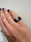 Bague 52 Guy Laroche - Bague 5 anneaux en céramique, or gris 18 carats et diamants 58 Facettes 11012/19