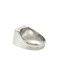 Bague 62 Chevalière initiale B en or blanc 18 carats 58 Facettes 1.0000365/1