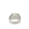 Bague 62 Chevalière initiale B en or blanc 18 carats 58 Facettes 1.0000365/1