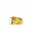 Bague 56 Bague en or jaune 18 carats sertie de 10 diamants 58 Facettes 1.0000206/1