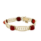 Bracelet Art déco - Bracelet en or jaune 18 carats et cornaline 58 Facettes 1.0000378/1