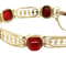 Bracelet Art déco - Bracelet en or jaune 18 carats et cornaline 58 Facettes 1.0000378/1