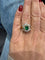 Bague 51 Bague marguerite en or jaune 18 carats, émeraude et diamants 58 Facettes 1.0000372/1