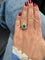 Bague 51 Bague marguerite en or jaune 18 carats, émeraude et diamants 58 Facettes 1.0000372/1
