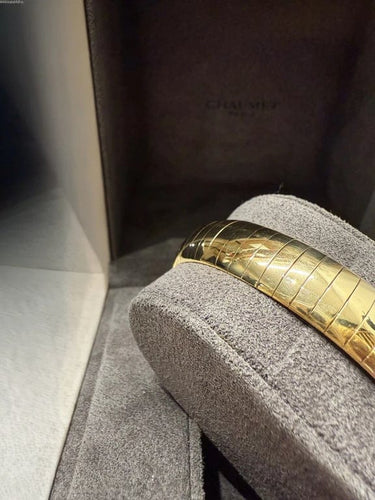 Bracelet Chaumet Plume - Bracelet en or jaune 18 carats et diamants 58 Facettes 1.0000453/1