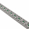 Bracelet Bracelet vintage en or blanc 18 carats serti de diamants et émeraudes 58 Facettes 1.0000651/3
