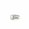 Bague 54 Bague en or blanc 18 carats sertie de diamants baguette 58 Facettes 1.0000666/1