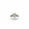 Bague 54 Bague en or blanc 18 carats sertie de diamants baguette 58 Facettes 1.0000666/1