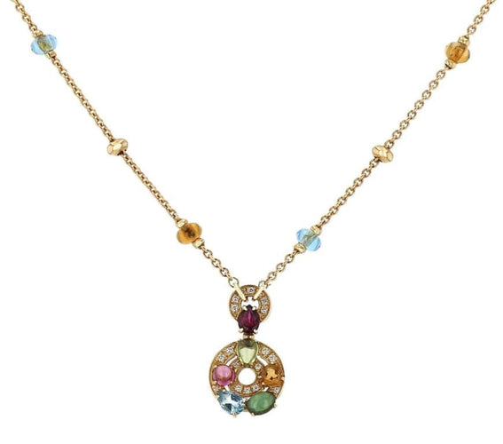 Collier Bulgari Collection Astrale - Collier en or jaune 18 carats et diamants 58 Facettes 1.0000848/2