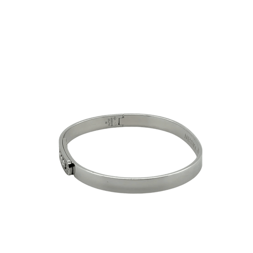 Bracelet Messika Move Noa - Bracelet jonc semi-pavé en or blanc et diamants 58 Facettes 1.0000887/2