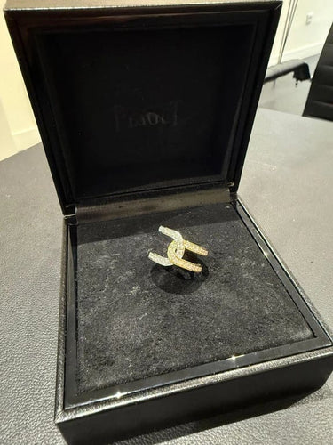 Bague 51 Piaget Possession - Bague deux ors en or blanc et rose 18 carats diamants 58 Facettes 1.0000908/2