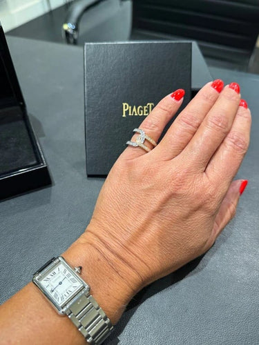 Bague 51 Piaget Possession - Bague deux ors en or blanc et rose 18 carats diamants 58 Facettes 1.0000908/2