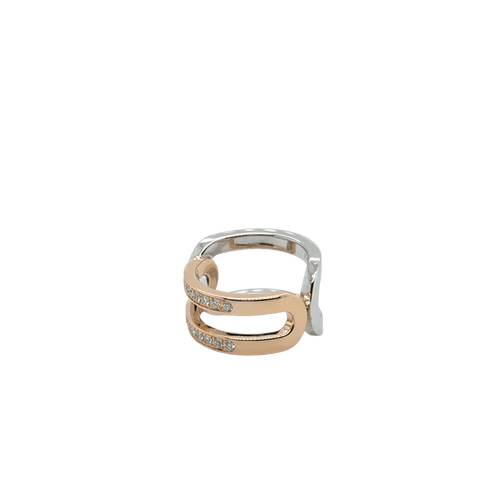 Bague 51 Piaget Possession - Bague deux ors en or blanc et rose 18 carats diamants 58 Facettes 1.0000908/2