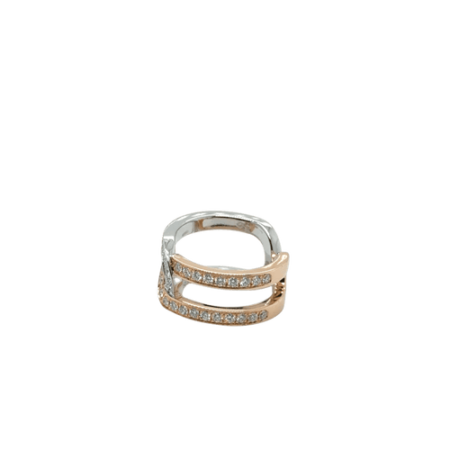 Bague 51 Piaget Possession - Bague deux ors en or blanc et rose 18 carats diamants 58 Facettes 1.0000908/2