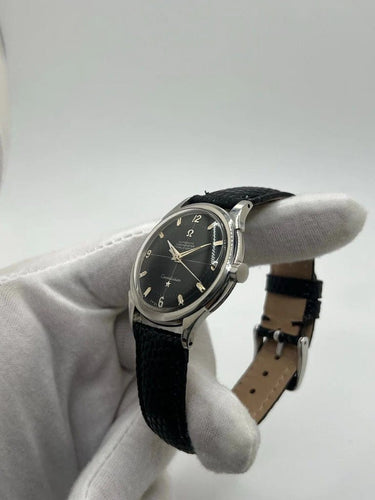 Montre Omega Constellation - Montre automatique en acier cadran noir 58 Facettes