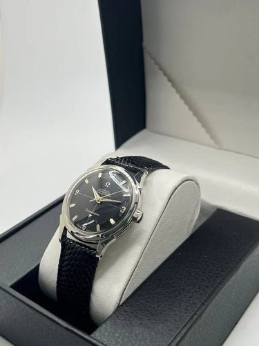 Montre Omega Constellation - Montre automatique en acier cadran noir 58 Facettes