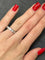 Bague 51 Alliance tour complet en or blanc 18K et diamants 2,38 ct 58 Facettes 00008901