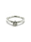 Bague 52 Bague solitaire en or blanc 18K avec diamant 0,30 ct 58 Facettes
