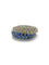 Bague 51 Bague demi-alliance en or blanc 18K saphirs et diamants 58 Facettes 00005901