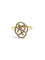 Bague 55 Bague en or jaune 18k sertie de diamants 58 Facettes 00006401