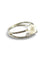 Bague 54 Bague en or blanc 18K avec perle et diamants 58 Facettes