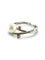 Bague 54 Bague en or blanc 18K avec perle et diamants 58 Facettes