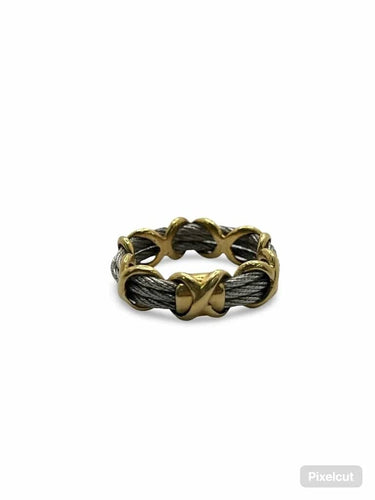 Bague 50 Fred Force 10 - Bague vintage en or jaune 18K 58 Facettes