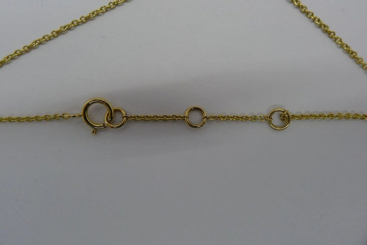 Bracelet Bracelet avec pendentif cœur en or jaune 18K et diamants 58 Facettes 000186021