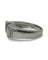 Bague 49.5 Bague en or blanc 18K sertie d’un saphir non chauffé et diamants 58 Facettes 00037801