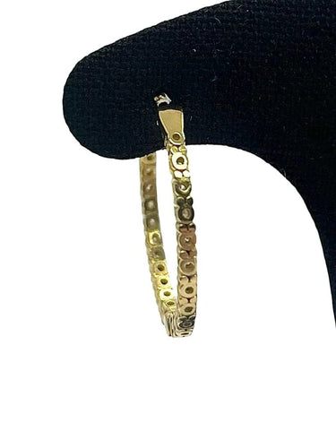 Boucles d'oreilles Boucles d'oreilles en or jaune 18K et diamants 1,04 ct 58 Facettes 00008101