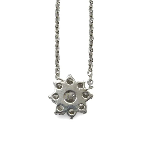 Collier Collier en or blanc 18K et diamants 0,42 ct 58 Facettes 00054001