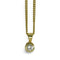 Collier Collier en or jaune 18K serti d’un diamant 0,30 ct 58 Facettes