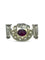 Broche Broche en or blanc 18K avec rubis 2,5 ct et diamants 1 ct 58 Facettes 47101