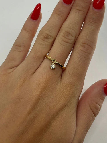 Bague 55 Dior Coquines - Bague en or jaune 18K et diamant 58 Facettes 00072001