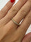 Bague 53 Alliance en or jaune 18K sertie de diamants 0,40 ct 58 Facettes 75301