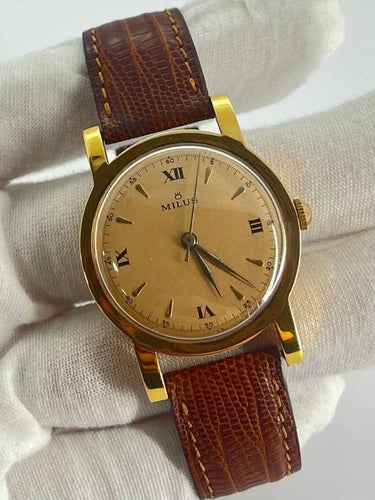 Montre Milus Vintage - Montre en or jaune 18K 58 Facettes