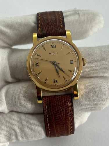 Montre Milus Vintage - Montre en or jaune 18K 58 Facettes