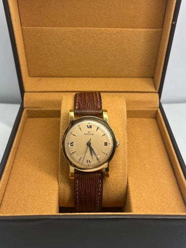 Montre Milus Vintage - Montre en or jaune 18K 58 Facettes