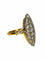 Bague 58 Bague marquise en or jaune 18K et diamants 1,3 ct 58 Facettes 1060