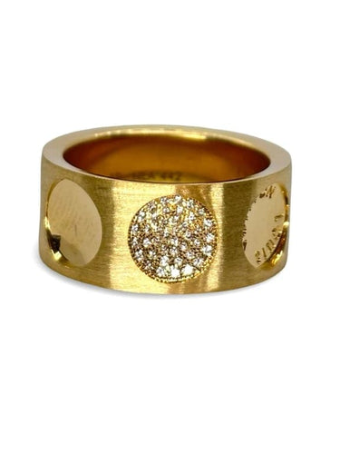 Bague 59 Louis Vuitton Empreinte - Bague en or jaune et diamants 58 Facettes 1085
